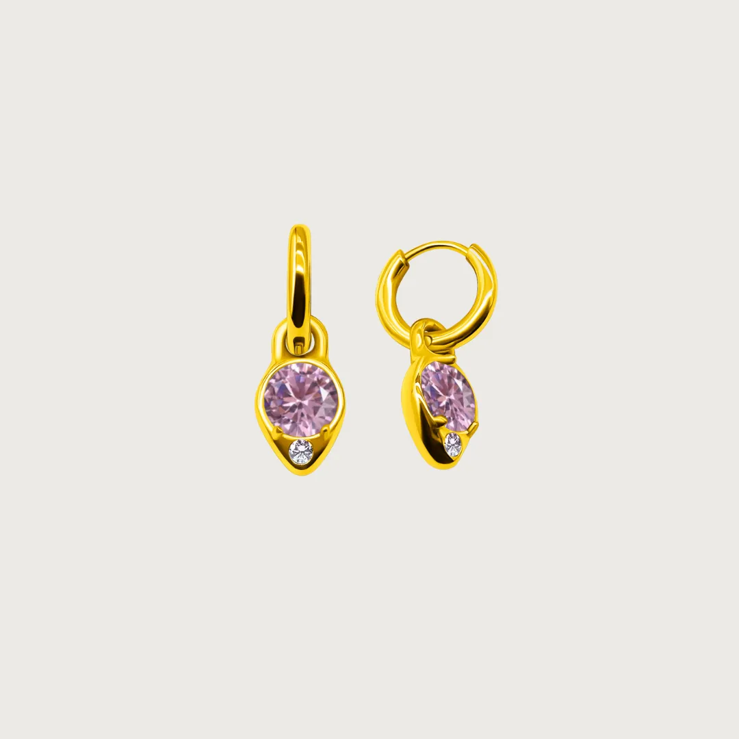 Carissa Earrings in Gold sold by Cadena