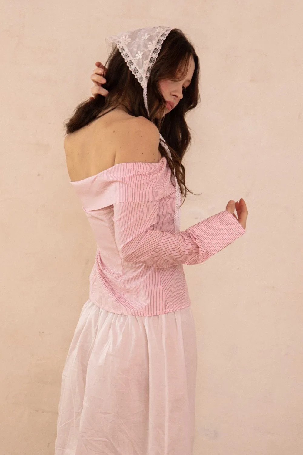 PRIMROSE SHIRT | PINSTRIPE sold by SISTER Studios product image thumbnail 3