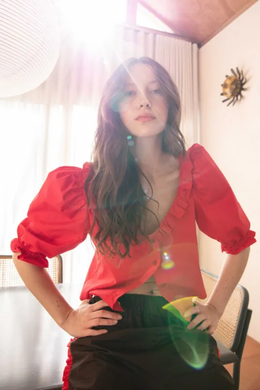 ROSIE BLOUSE | CHERRY sold by SISTER Studios