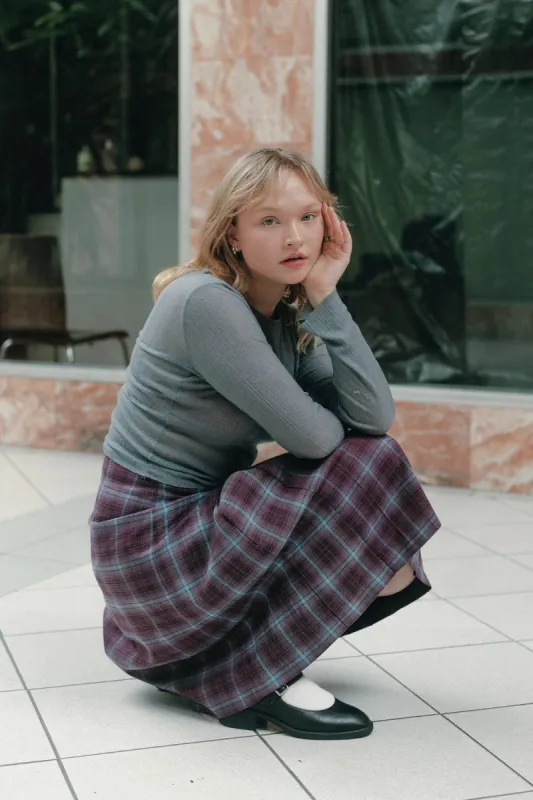 LILY LONG SLEEVE | GREY sold by SISTER Studios