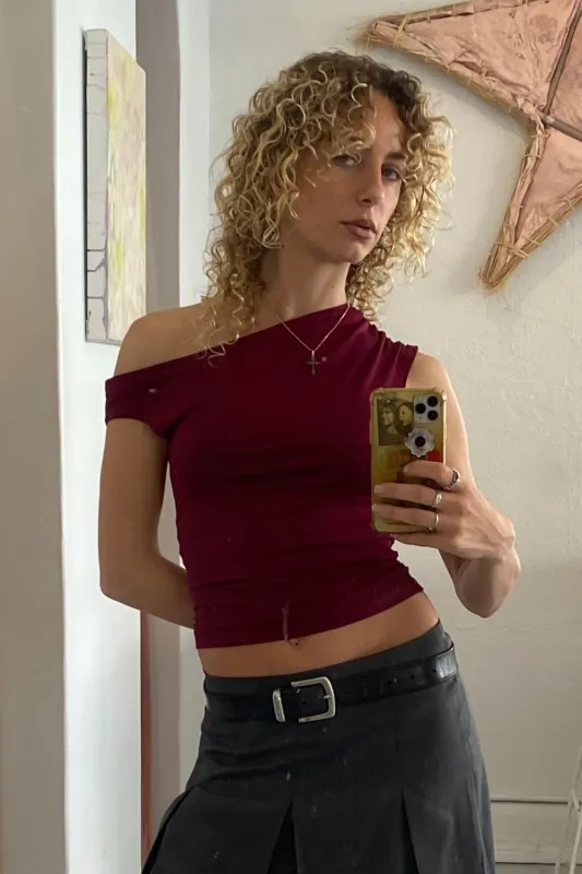 GABRIETTE TOP | WINE sold by SISTER Studios