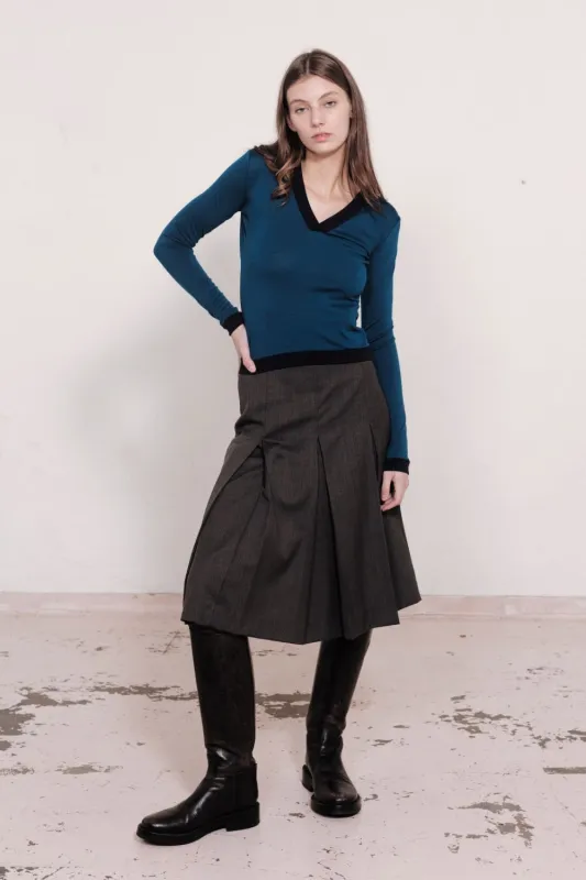 MARY SKIRT | CHARCOAL sold by SISTER Studios