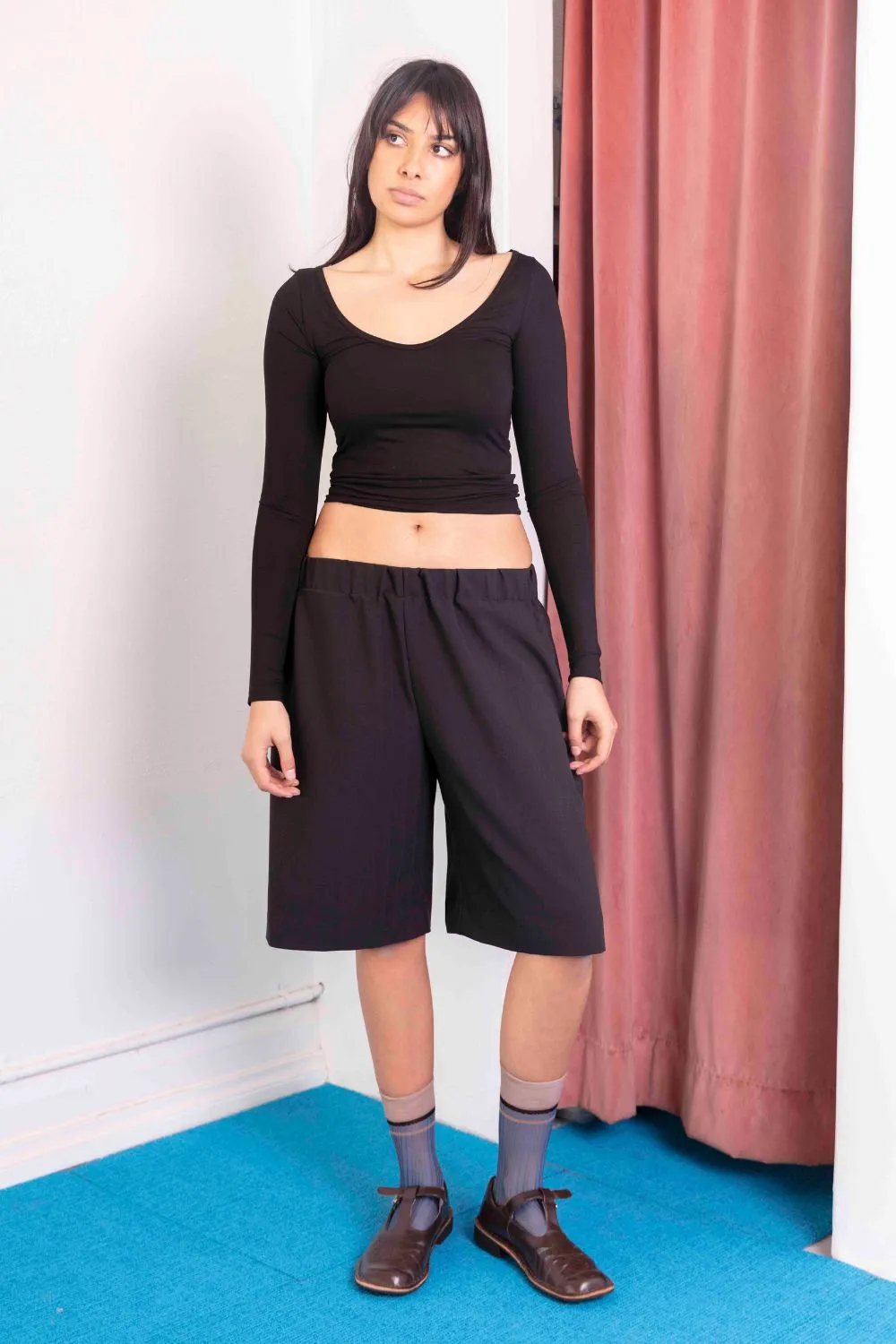 BILLIE SHORTS | BLACK sold by SISTER Studios