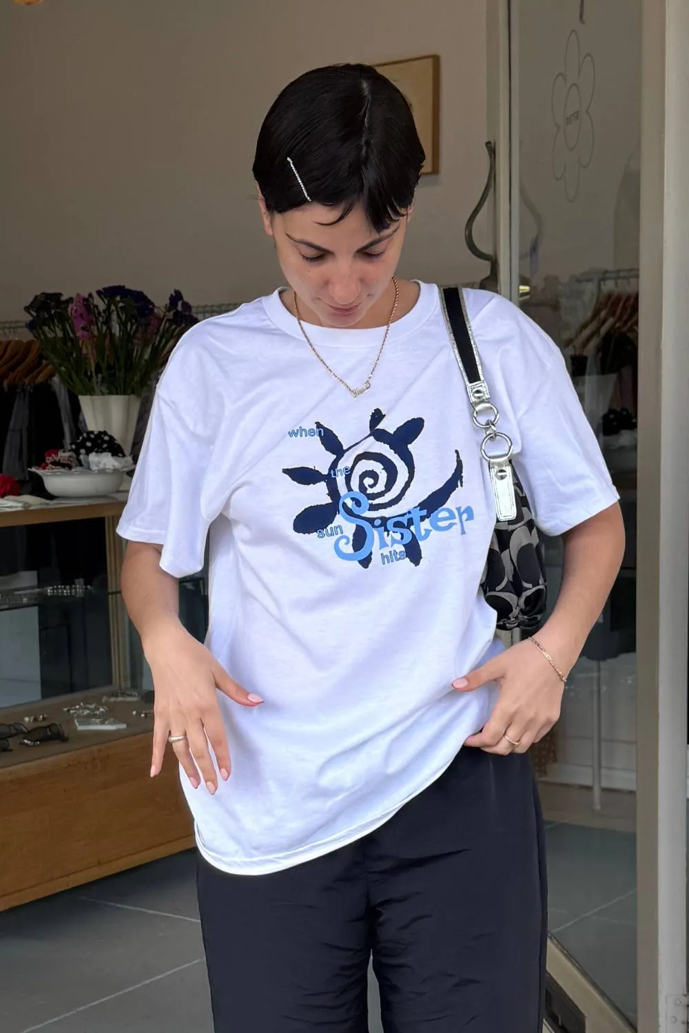 SISTER TEE | WHITE sold by SISTER Studios product image thumbnail 2
