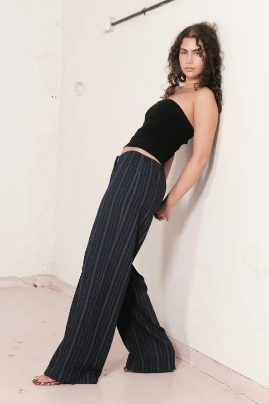 SARAH DRAWSTRING PANT | MIDNIGHT BLUE sold by SISTER Studios