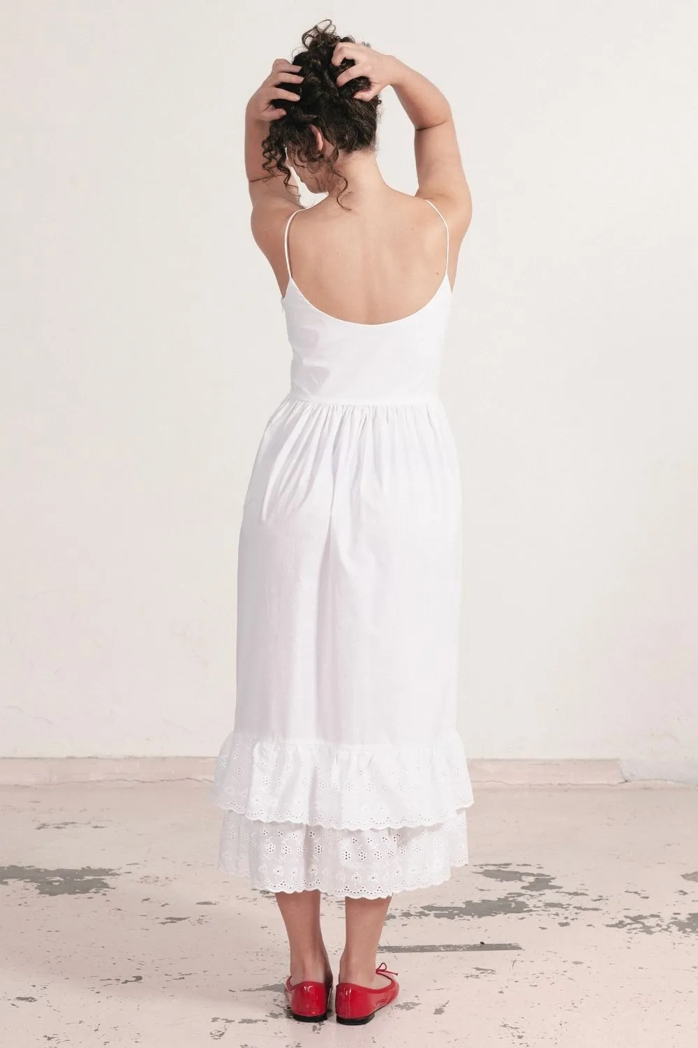 PICNIC DRESS | WHITE sold by SISTER Studios product image thumbnail 4
