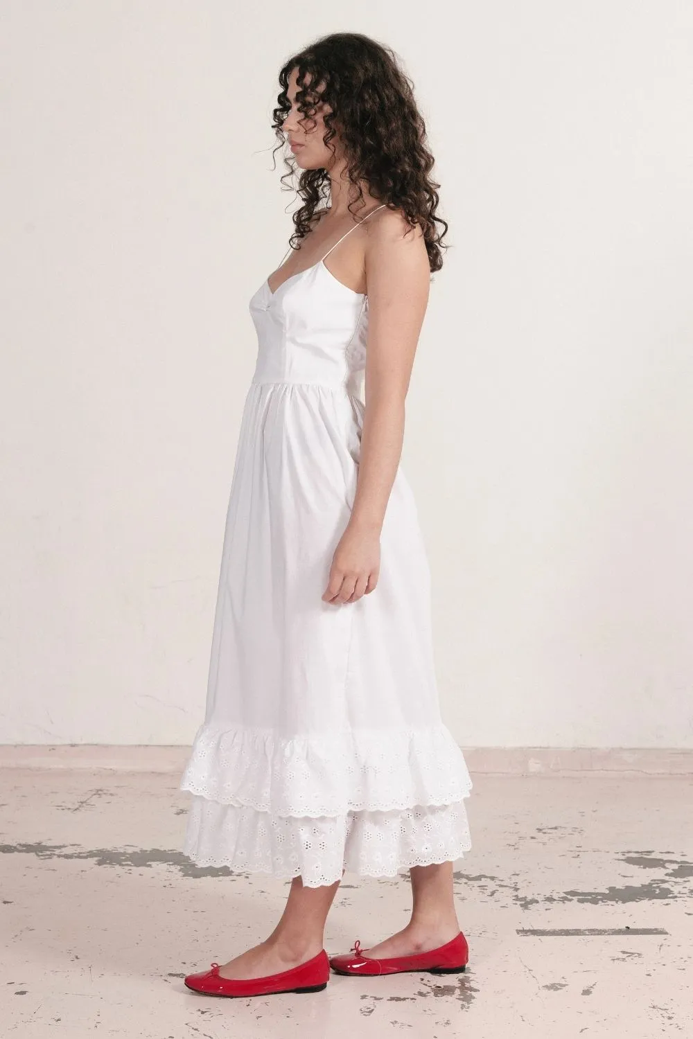 PICNIC DRESS | WHITE sold by SISTER Studios product image thumbnail 3