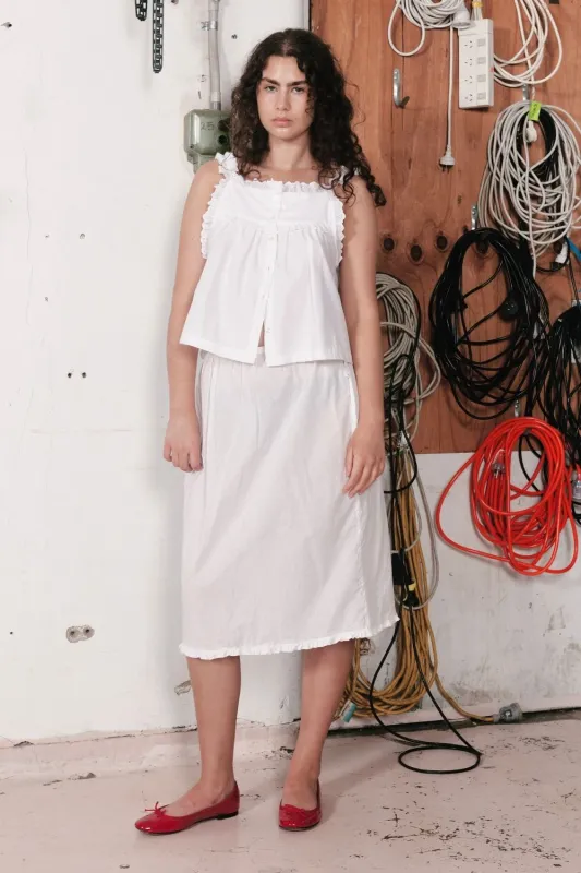 PRAIRIE SKIRT | WHITE sold by SISTER Studios