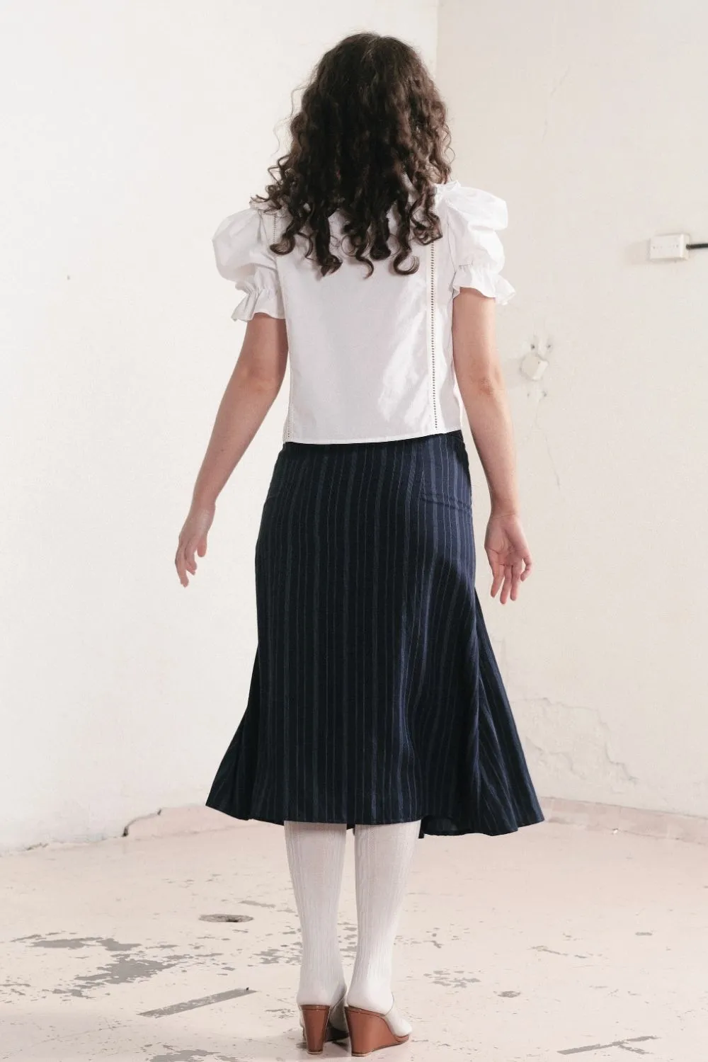 MADELINE SHIRT | WHITE sold by SISTER Studios product image thumbnail 5