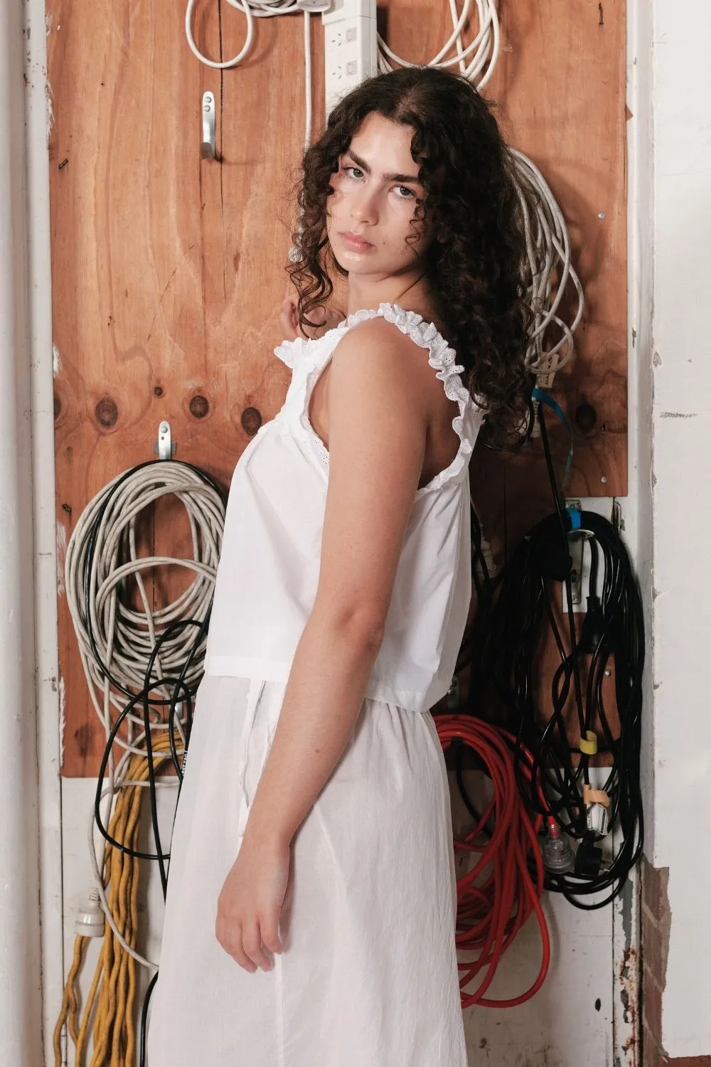 DAISY BLOUSE | WHITE sold by SISTER Studios product image thumbnail 2