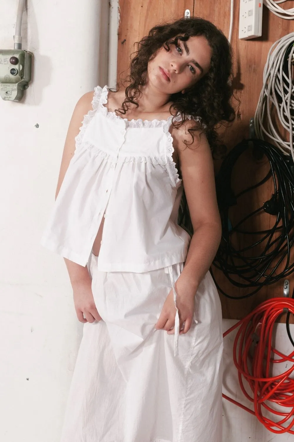 DAISY BLOUSE | WHITE sold by SISTER Studios