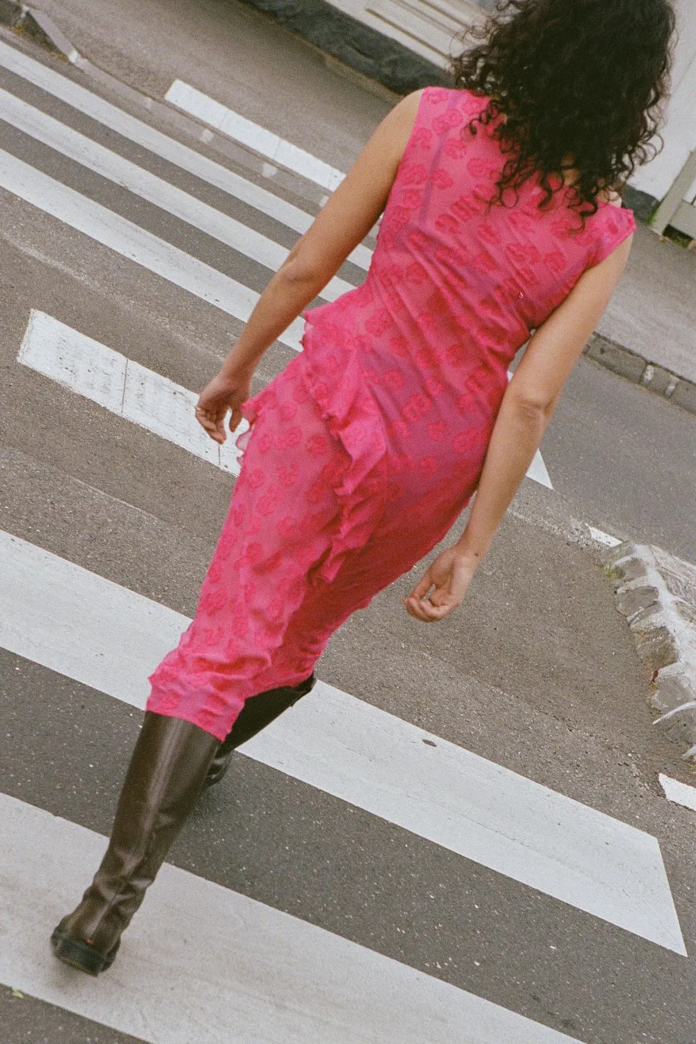 CLARE DRESS | FUSHIA sold by SISTER Studios product image thumbnail 4