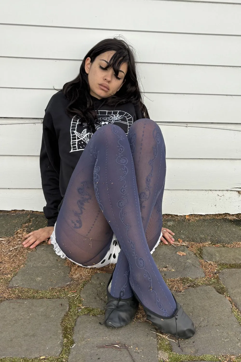 MERMAID CAFE HOODIE | BLACK sold by SISTER Studios product image thumbnail 2