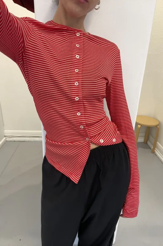 COSMO CARDI | CHERRY STRIPE made by SISTER Studios