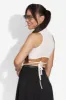 Maiou dama casual alb Monita Bogas sold by bogas
