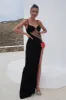 Rochie dama lunga neagra Majestic Bogas sold by bogas
