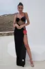 Rochie dama lunga neagra Majestic Bogas sold by bogas