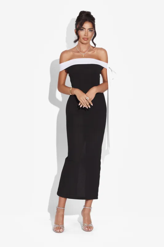 Rochie dama lunga neagra Cady Bogas sold by bogas