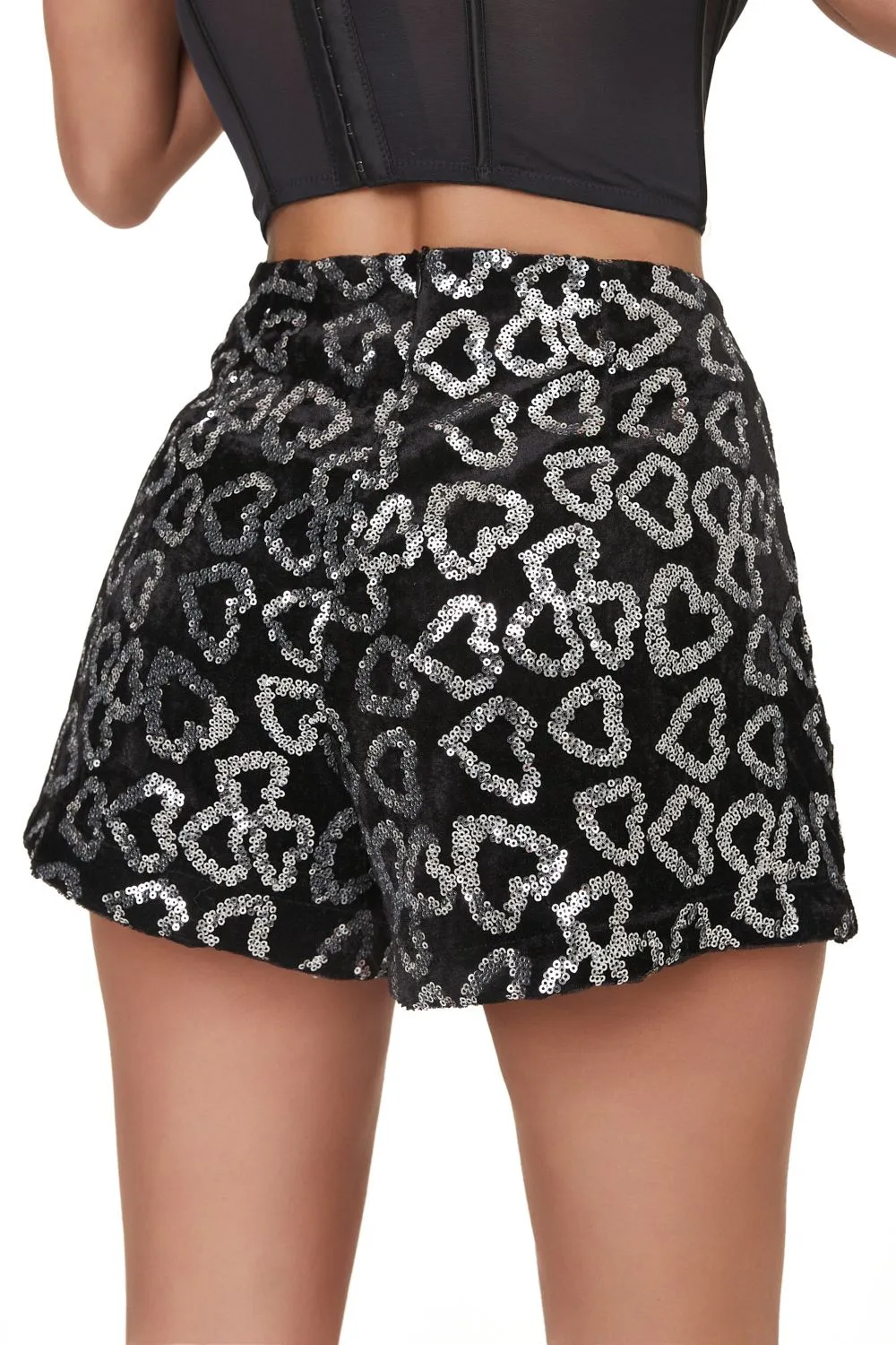 Pantaloni dama scurti negri Arlista Bogas sold by bogas product image thumbnail 4