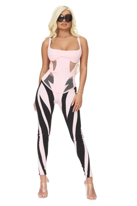 Colanti dama eleganti lycra roz Yemila Bogas sold by bogas