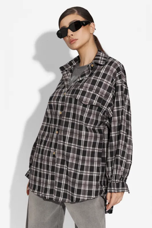 Camasa dama casual neagra Salimon Bogas sold by bogas