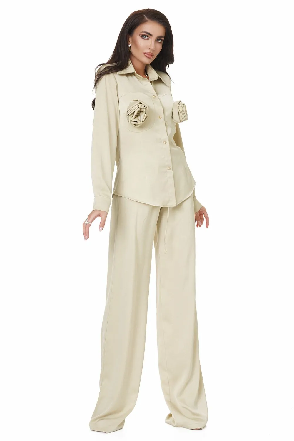 Compleu dama elegant bej Byscona Bogas sold by bogas