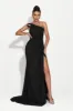 Rochie dama lunga neagra Stacey Bogas sold by bogas