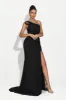 Rochie dama lunga neagra Stacey Bogas sold by bogas