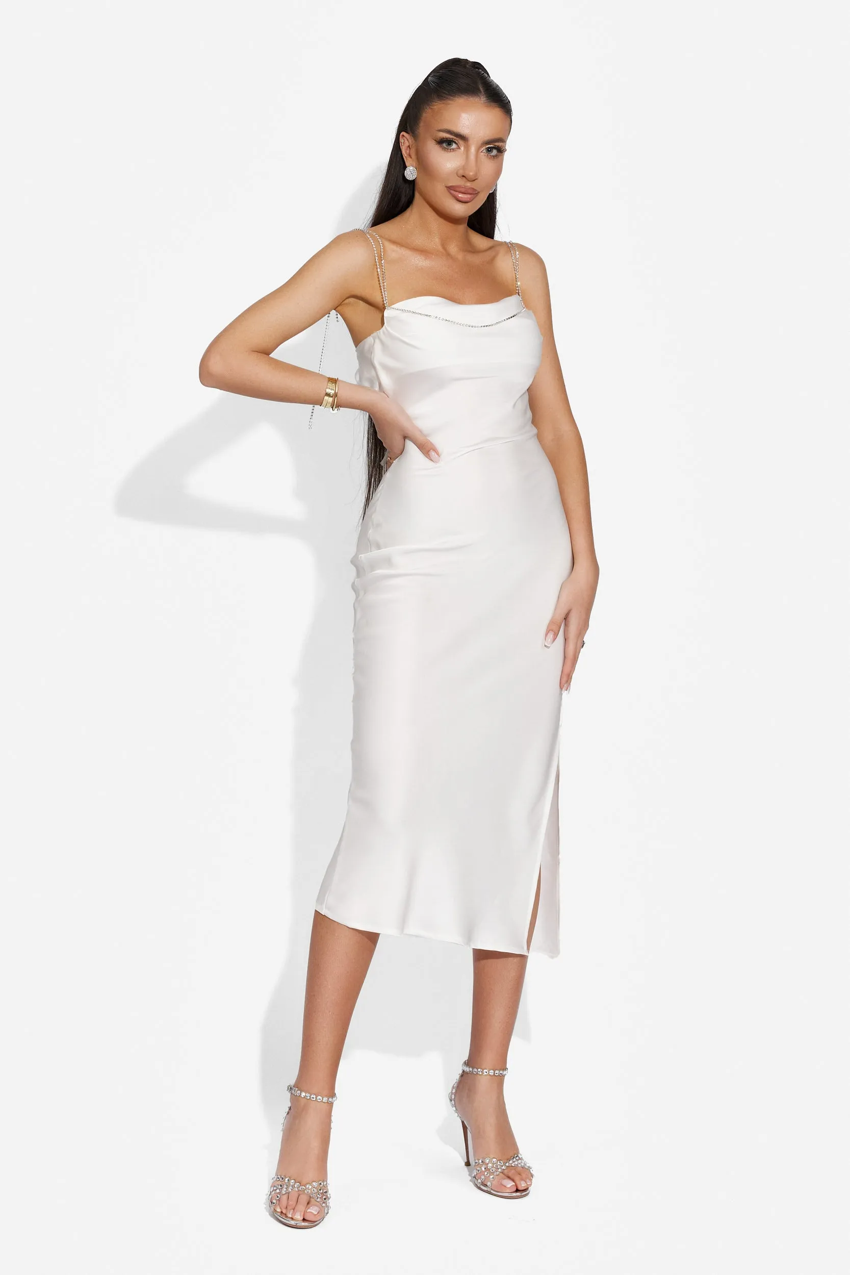 Rochie dama medie alba Apys Bogas sold by bogas