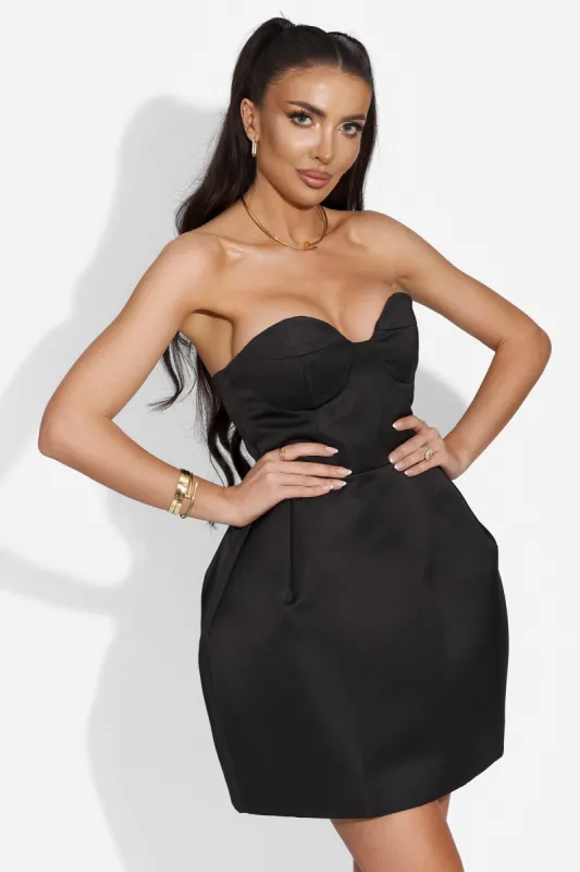 Rochie dama scurta neagra Ordesa Bogas sold by bogas