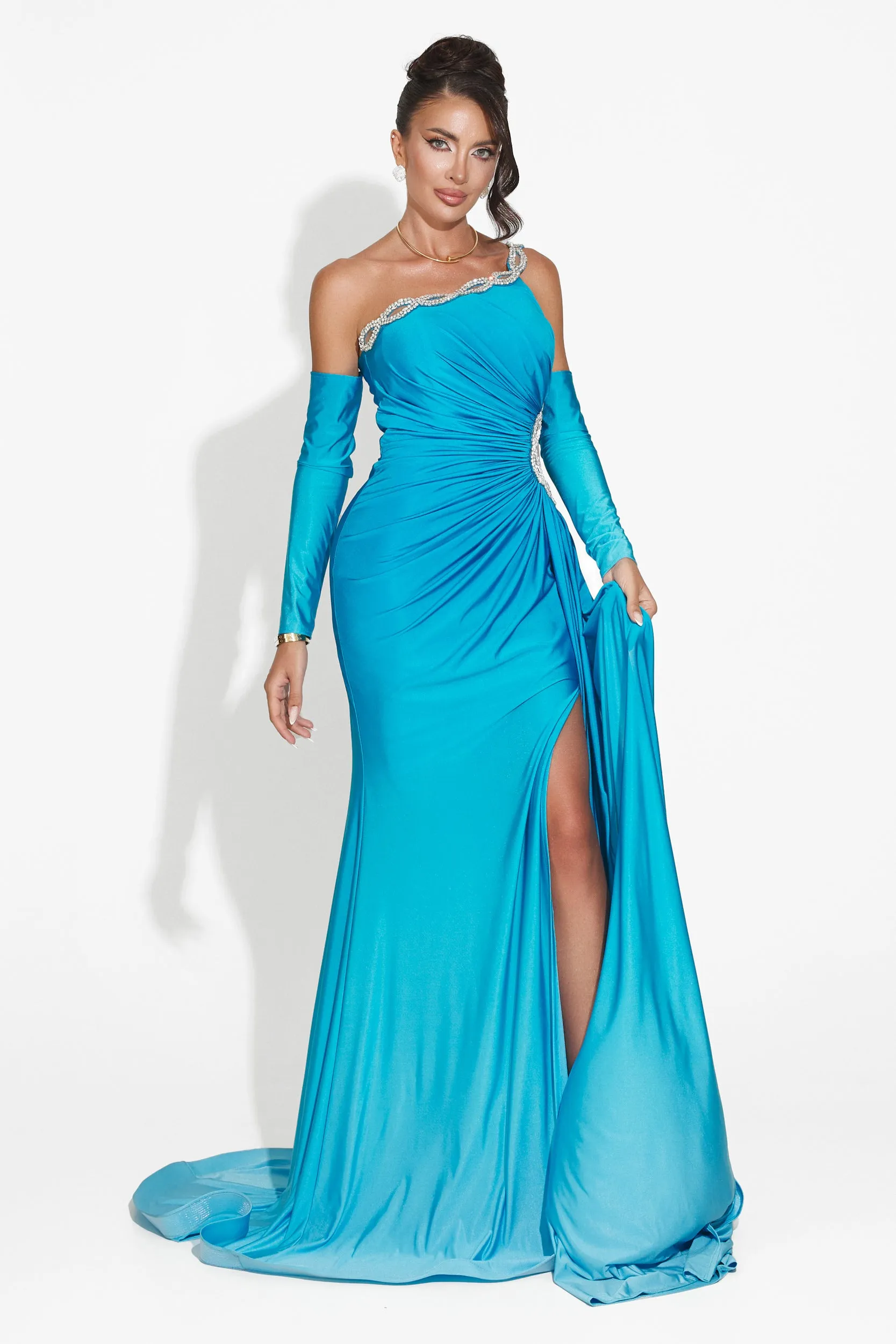 Rochie dama lunga albastra Noelia Bogas sold by bogas product image thumbnail 4