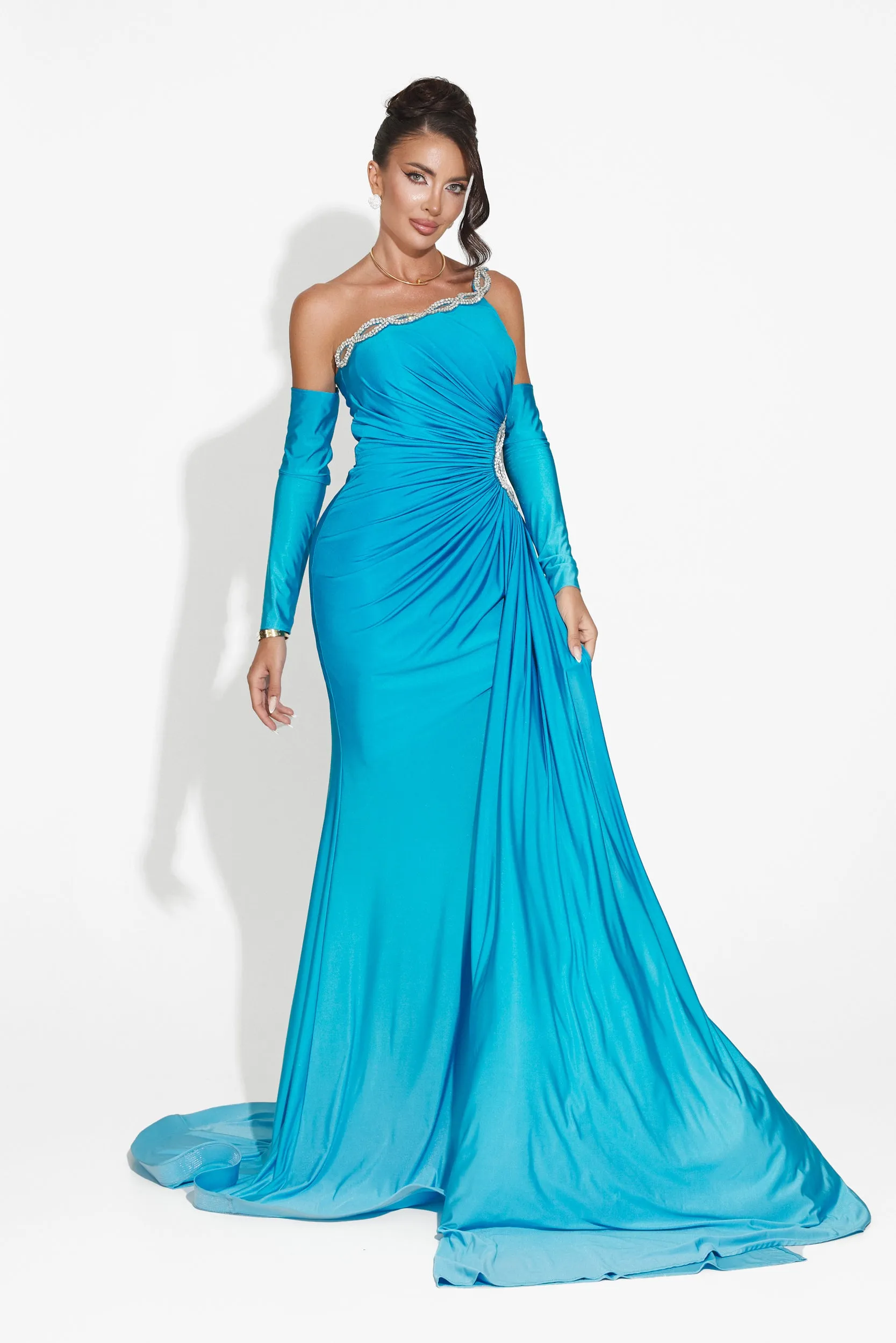 Rochie dama lunga albastra Noelia Bogas sold by bogas product image thumbnail 5