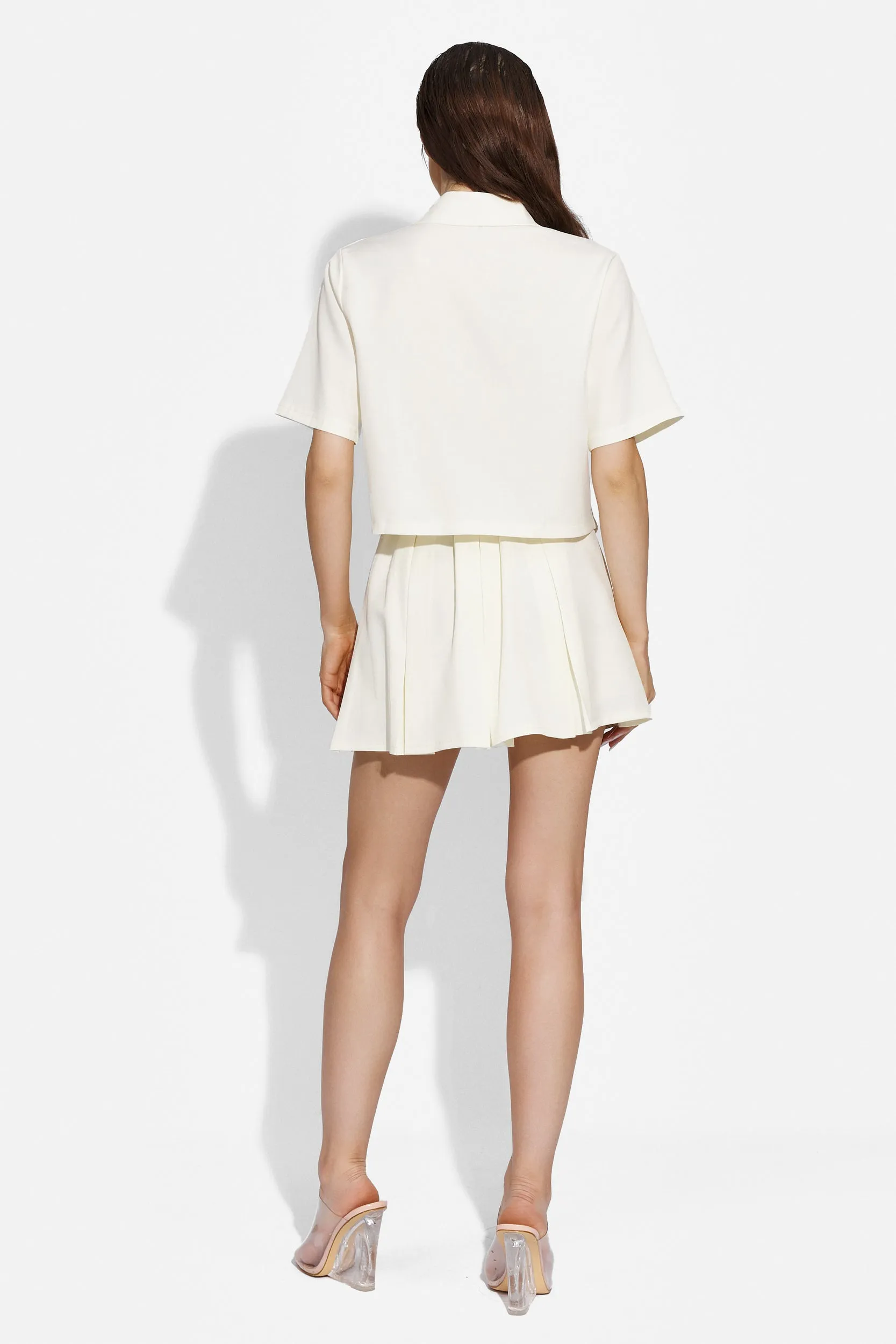 Compleu cu fusta elegant alb Fymata Bogas sold by bogas product image thumbnail 5