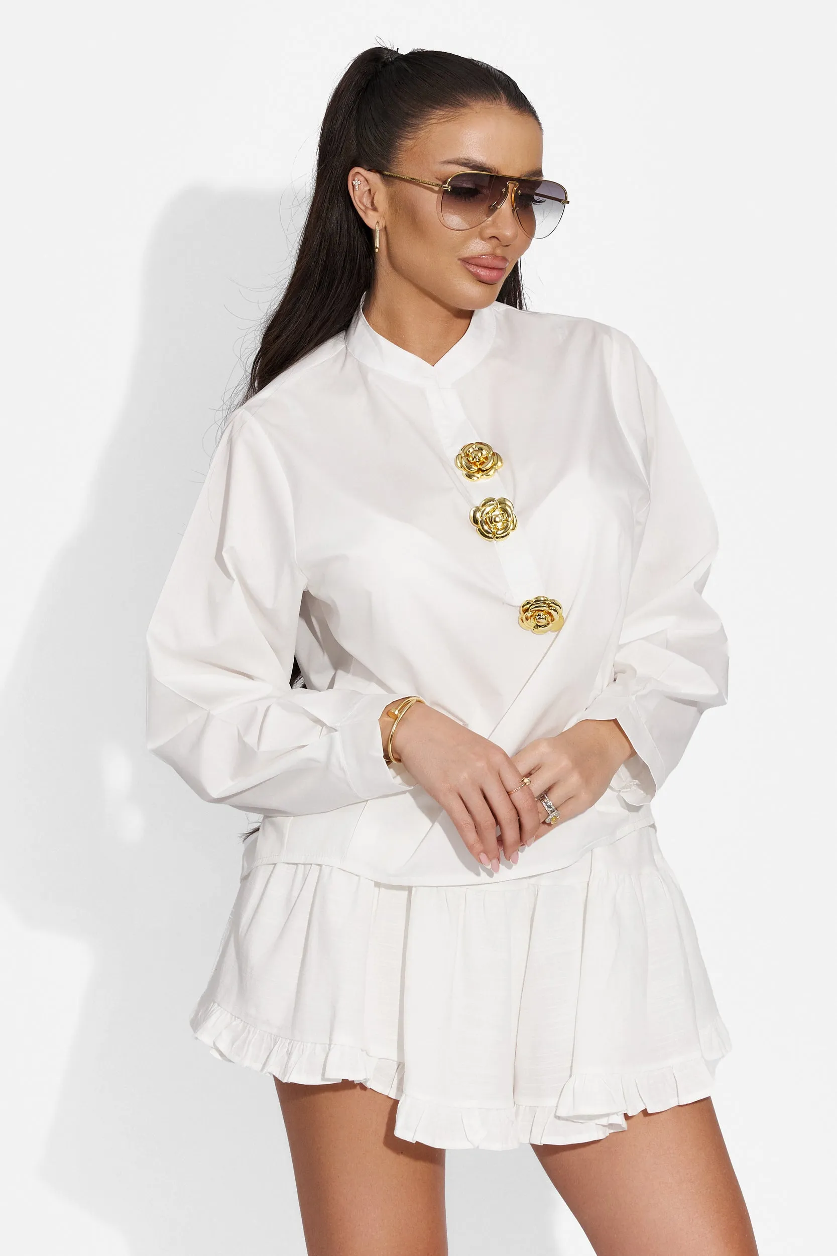 Camasa dama eleganta alba Graciela Bogas sold by bogas product image thumbnail 2