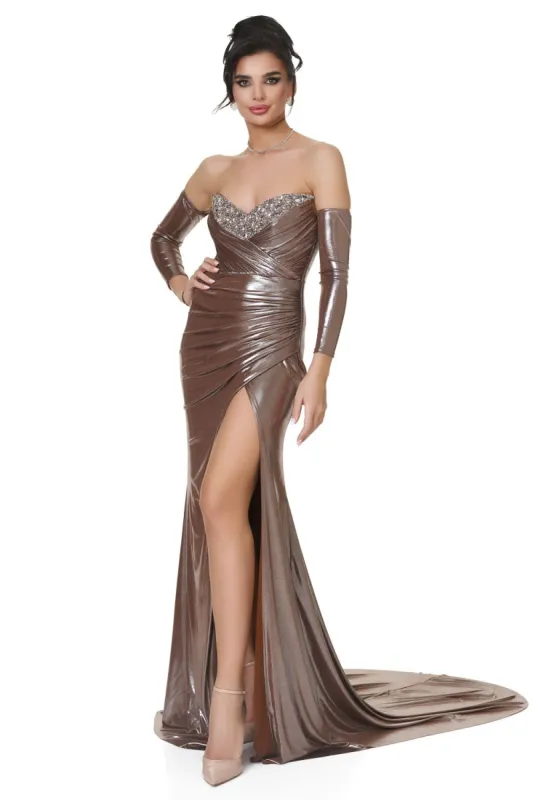 Rochie dama lunga maro Yesmita Bogas sold by bogas