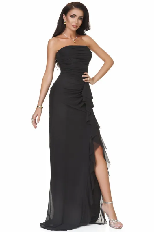 Rochie dama lunga neagra Petynina Bogas sold by bogas