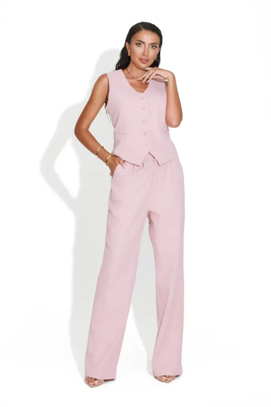 Compleu cu pantaloni roz Eliteia Bogas sold by bogas
