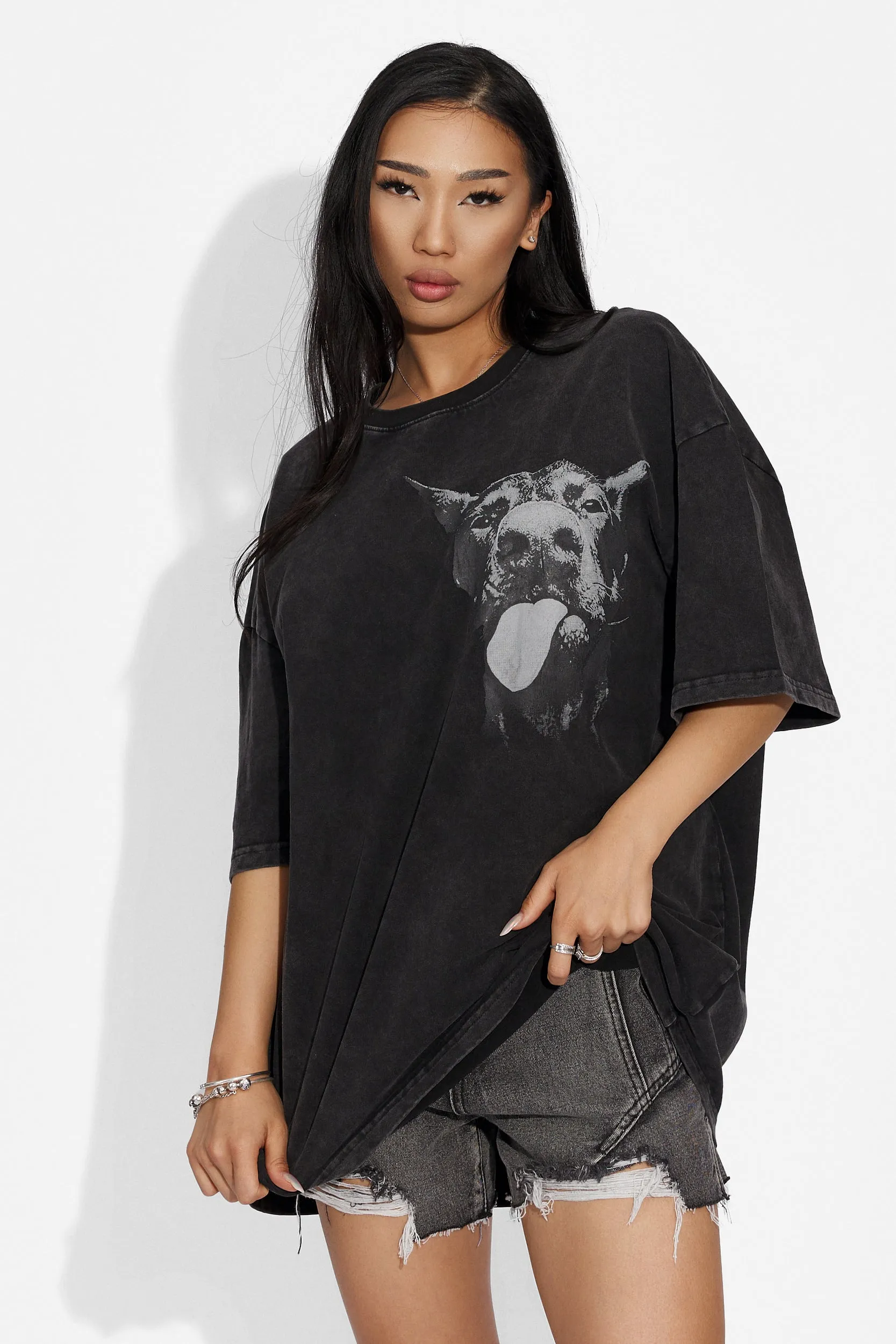 Tricou dama casual negru Shery Bogas sold by bogas product image thumbnail 4