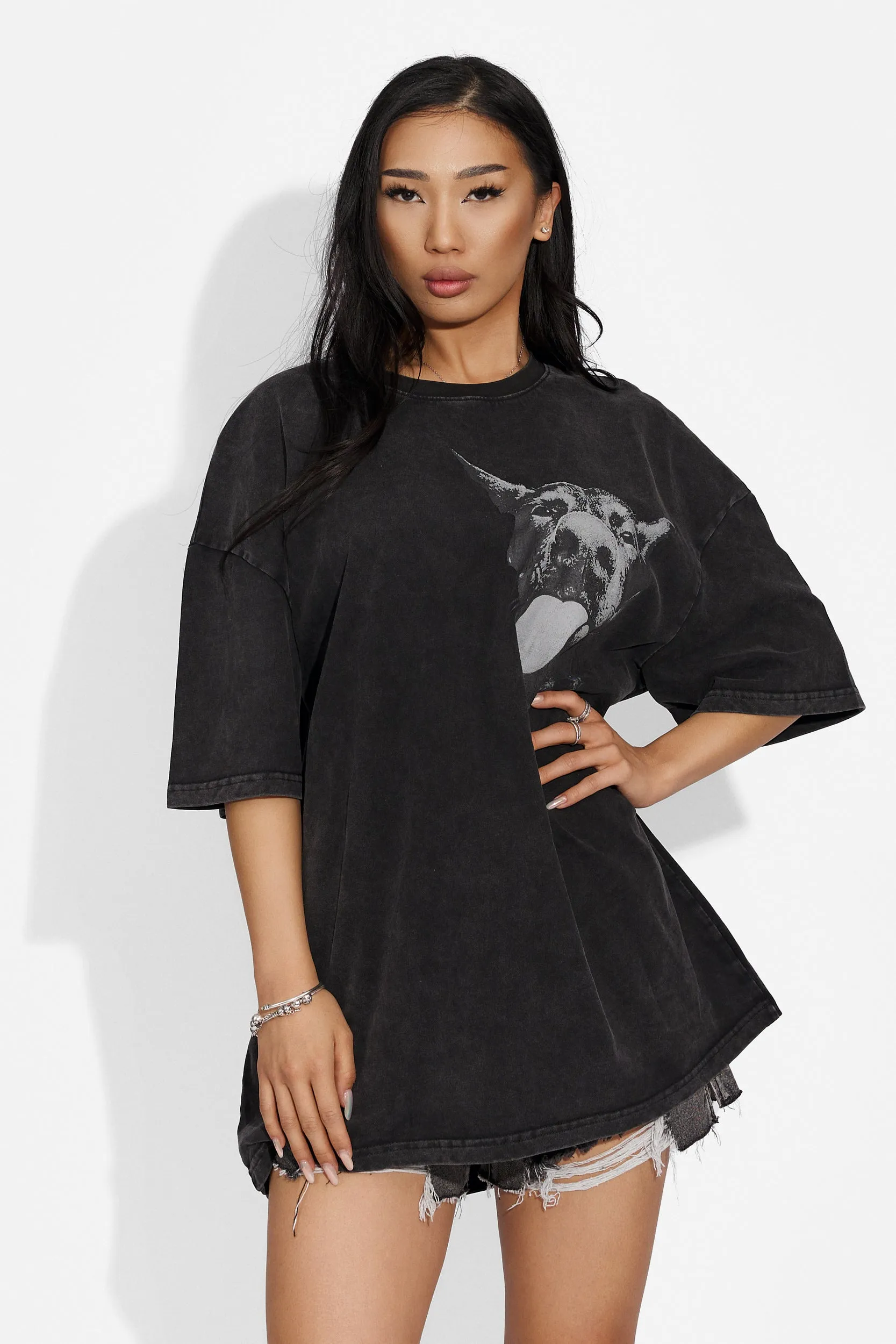 Tricou dama casual negru Shery Bogas sold by bogas product image thumbnail 3