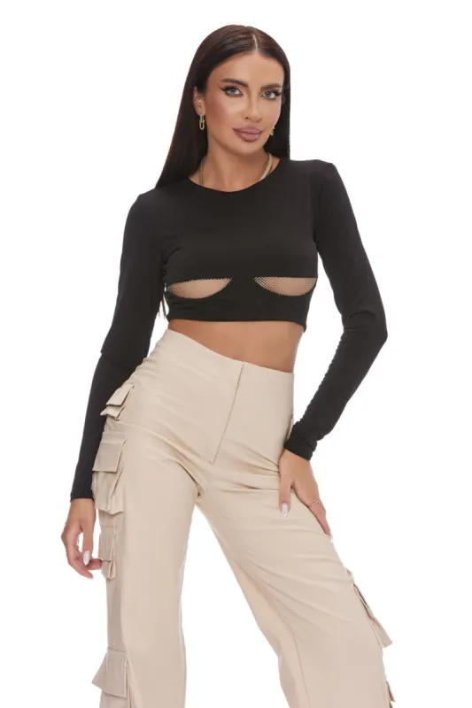 Bluza dama eleganta neagra Regazzi Bogas sold by bogas