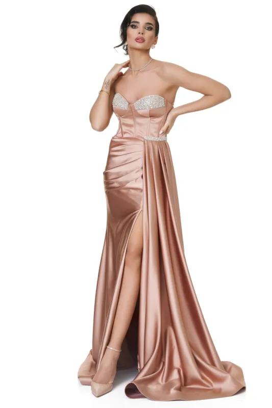 Rochie dama lunga maro Venetzia Bogas sold by bogas