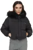 Geaca dama casual neagra Lacesy Bogas sold by bogas
