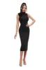 Rochie dama midi neagra Priority Bogas sold by bogas