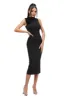 Rochie dama midi neagra Priority Bogas sold by bogas
