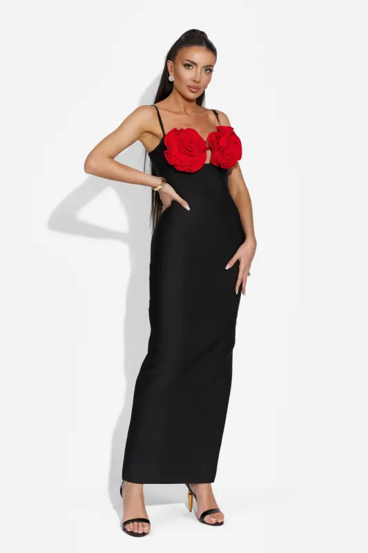 Rochie dama lunga neagra Anylawe Bogas sold by bogas