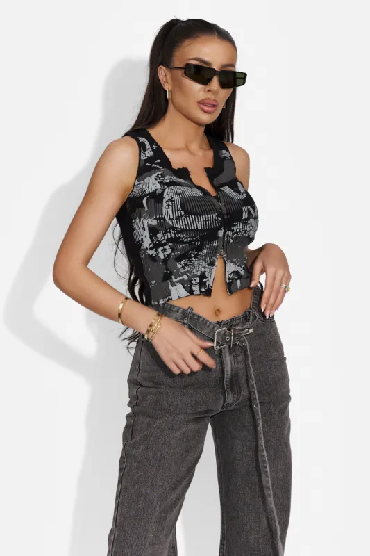 Maiou dama casual negru Rondely Bogas sold by bogas