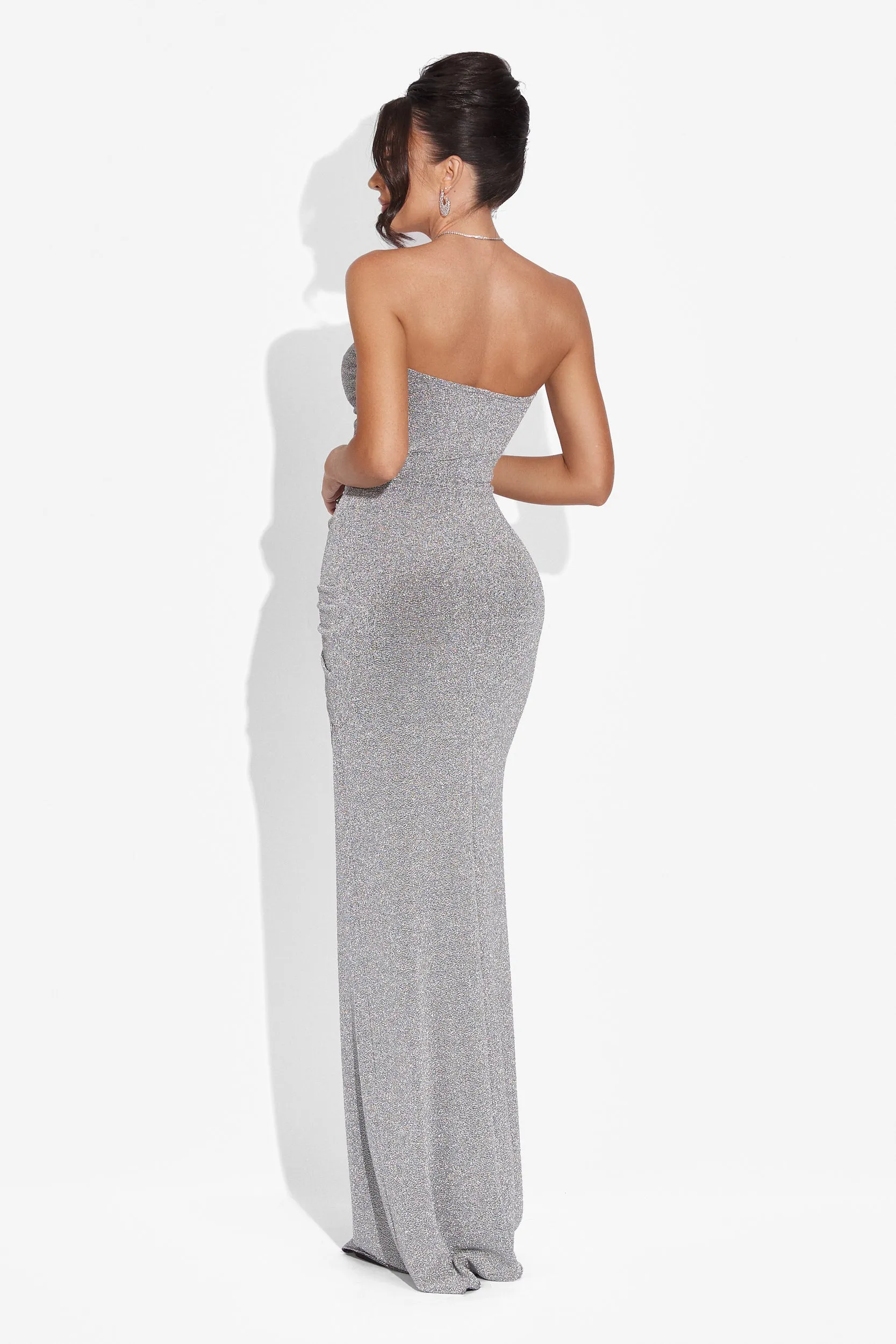 Rochie dama lunga argintie Matya Bogas sold by bogas product image thumbnail 2