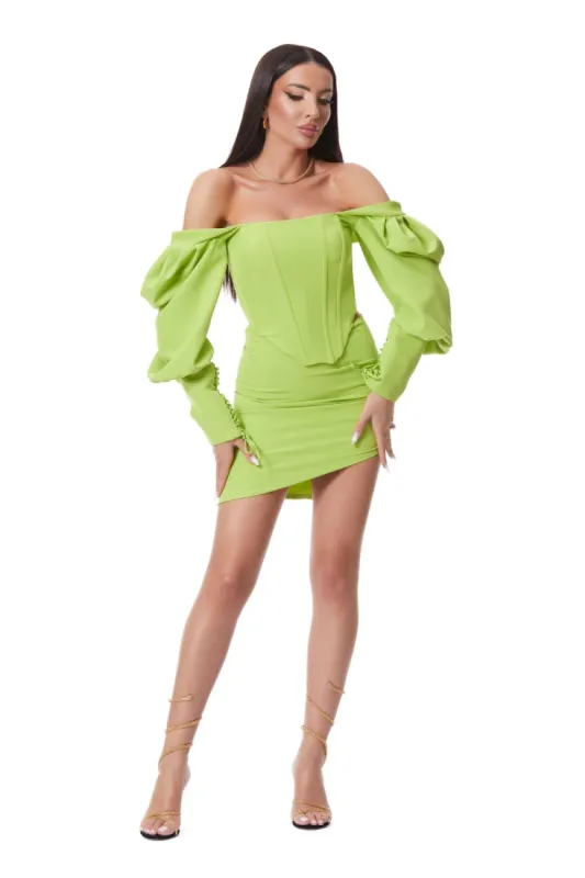 Fusta dama eleganta verde Mattijs Bogas sold by bogas