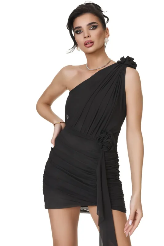 Rochie dama scurta neagra Hesty Bogas sold by bogas
