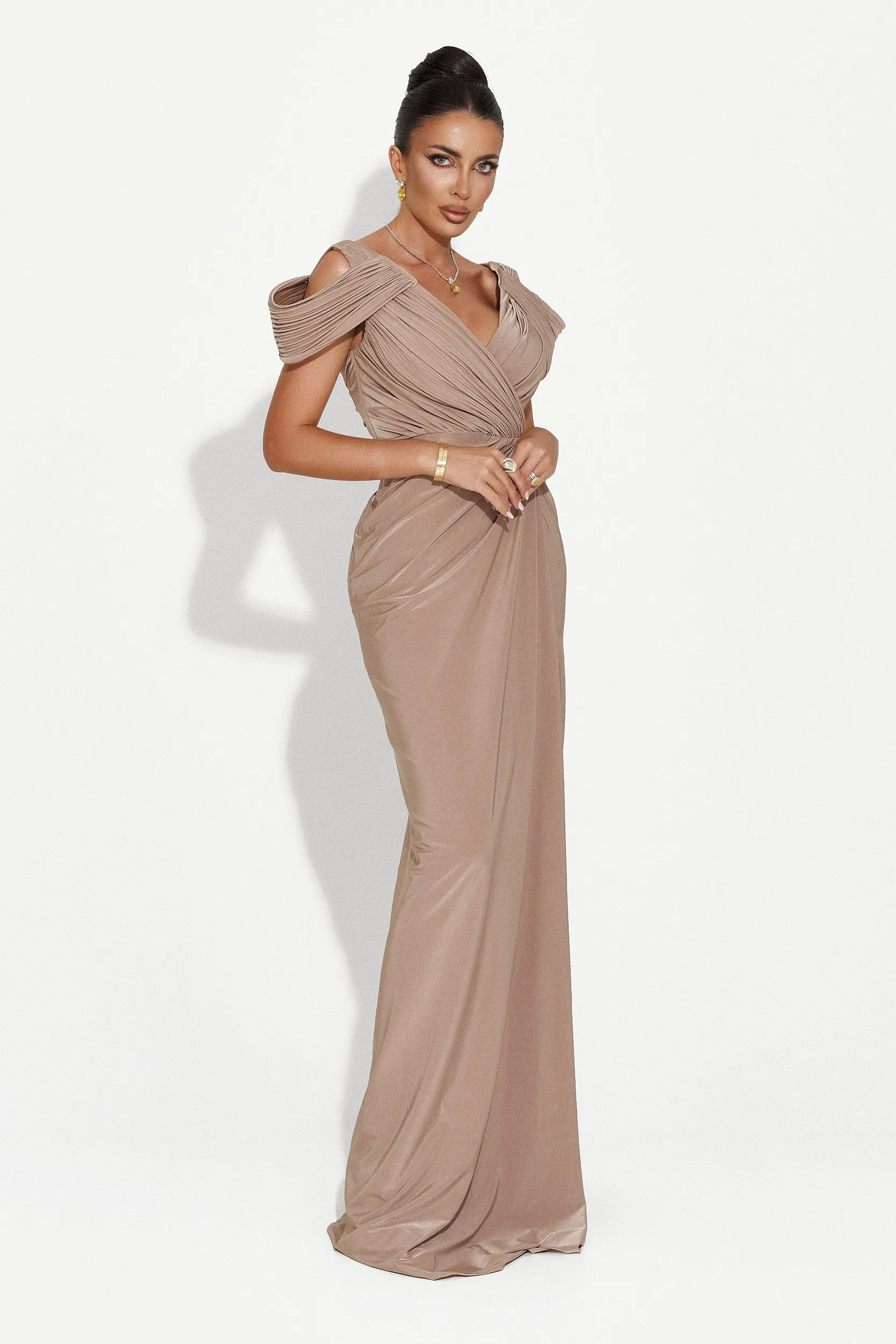 Rochie dama lunga bej Soley Bogas sold by bogas product image thumbnail 5